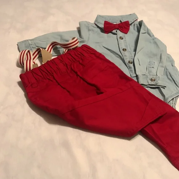 *Cat & Jack Shirt Pants Set 6-9M NWOT - Picture 6 of 6